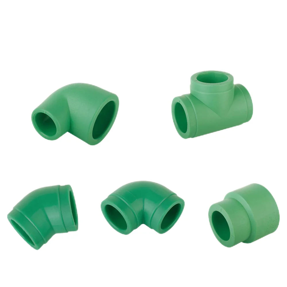 PPR Green Outer Wire Elbow Home Decoration Boutique Tap Water Pipe Thread Plumbing