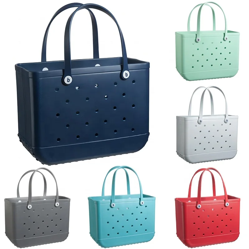 Wholesale Fashion Beach Bogg Bag Totes Beach Bag Waterproof Cheetah Bogg Bag
