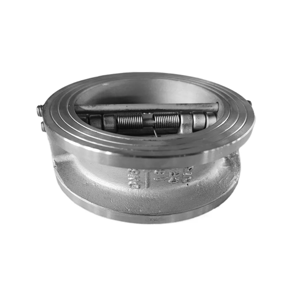 Aulans DN50-300 PN16 vertical check valve CF8 disc 2inch-12inch wafer type flap check valve non return valve