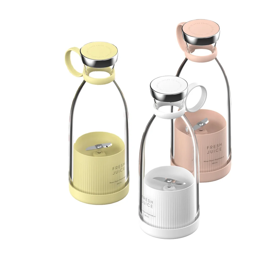 Flypeak New Arrival Design 380ml Juicer Blender Fashion Fruit Mixer- Six USB Juicer Cup Household Portable Cordless Blender