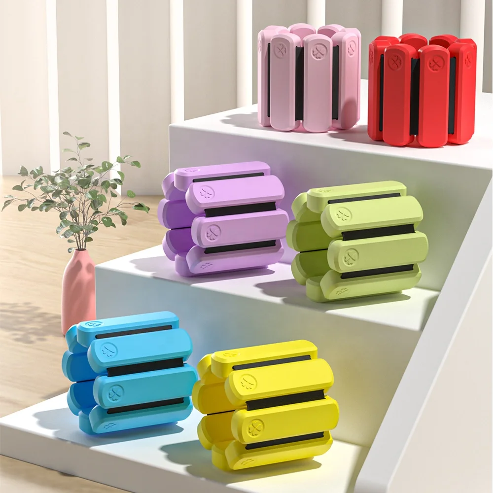 Новый стиль, браслеты для веса Lucky, регулируемые весы до щиколотки, 2 фунта, фитнес-упражнения, силиконовый браслет, комплект веса