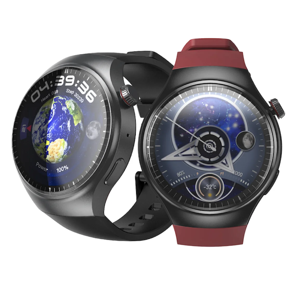 4g smartwatch DM80 Amoled 1.43inch gps video call IP67 waterproof health mode 4g sim card android phone 4g smart watch
