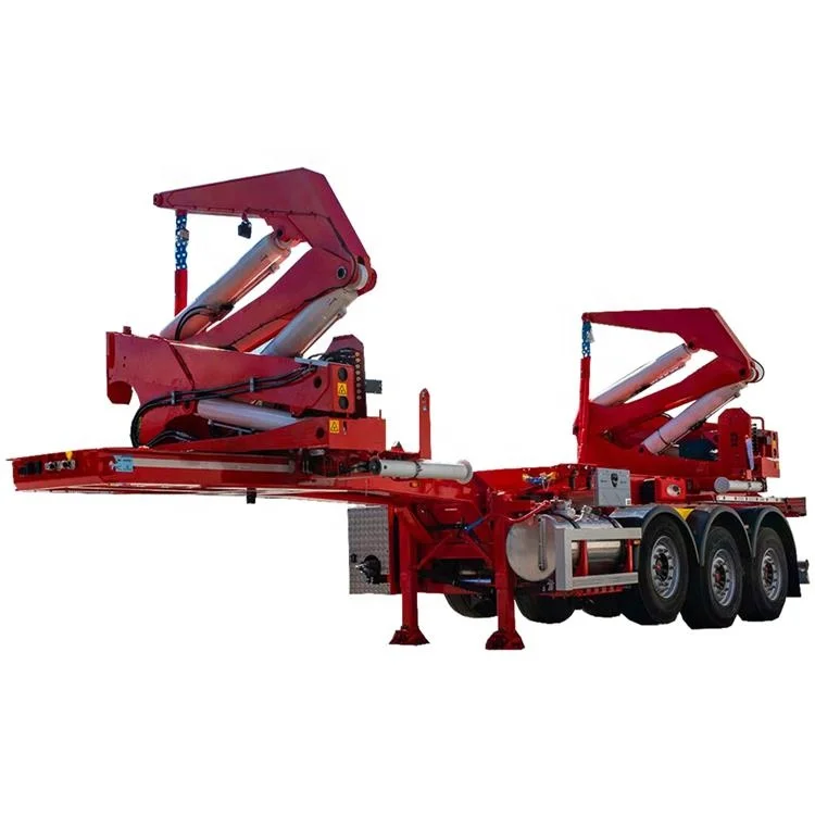 3 axles 20 ft 40 feet self loader container trailer for sale