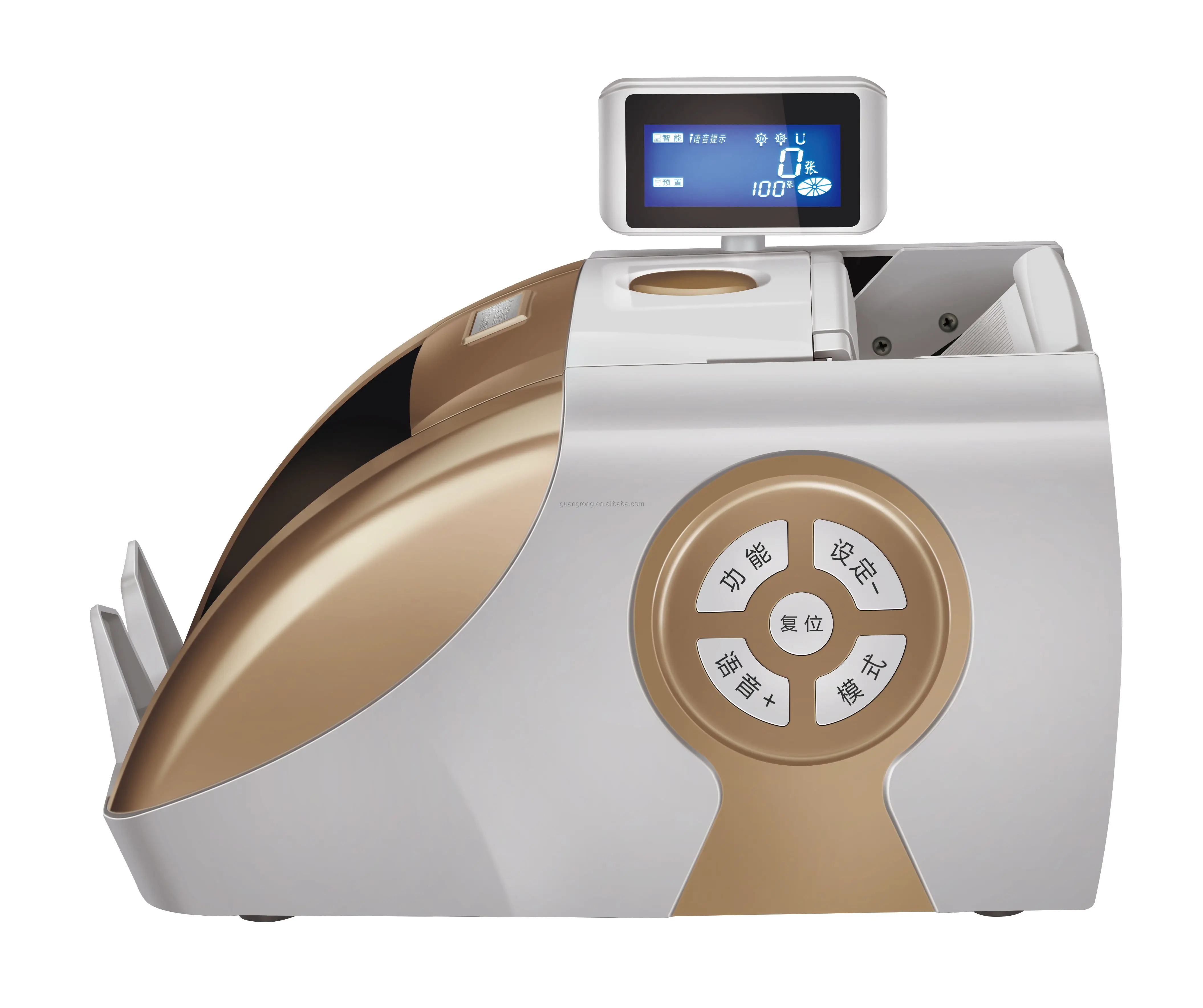 Currency Note Bill Cash Counting Machine Detector Money Counter UV MG IR Detecting with LCD Display GR-9900