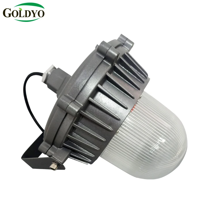 GOLDYO Waterproof Lighting Fixture Tti-proof Platform Lamp Anti Glare Explosion Proof Outdoor LED lights