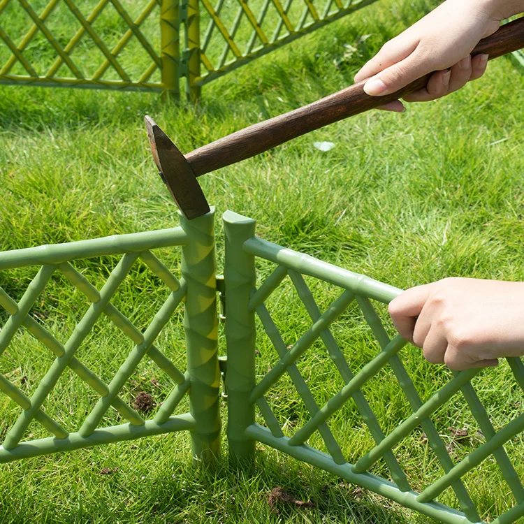 hot sale customizable outdoor bamboo decorative flower fence garden treills fence