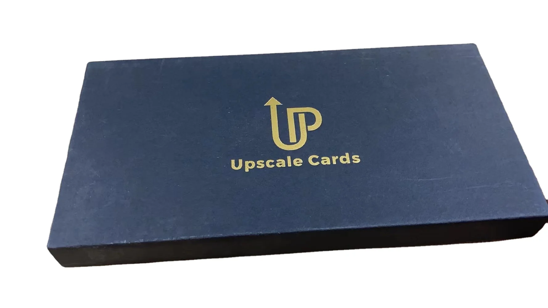 luxury black kraft paper box package with EVA holder and magnetic button for gift card / metal credit card