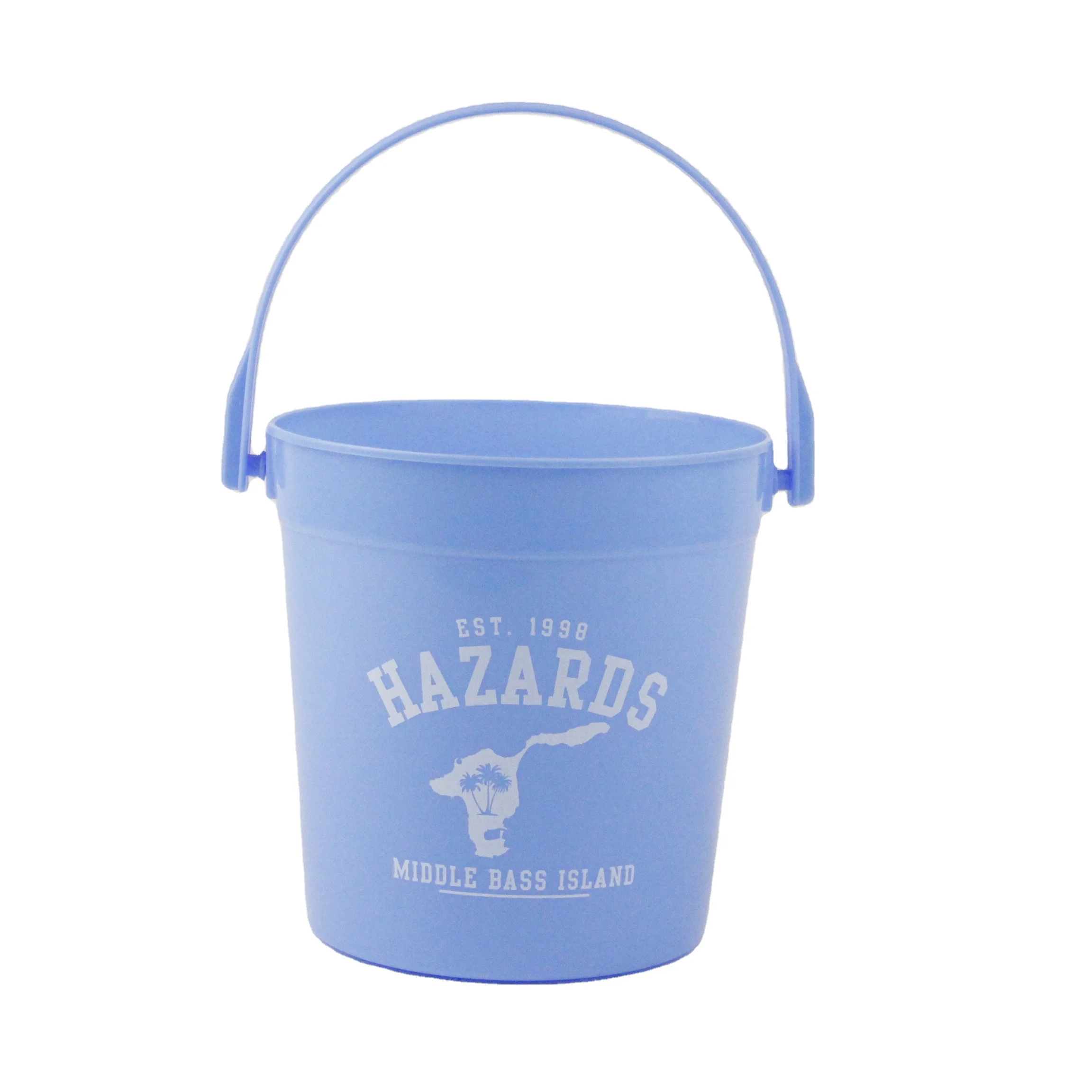 Custom printing design 32OZ Bacardi plastic rum bucket for drinking