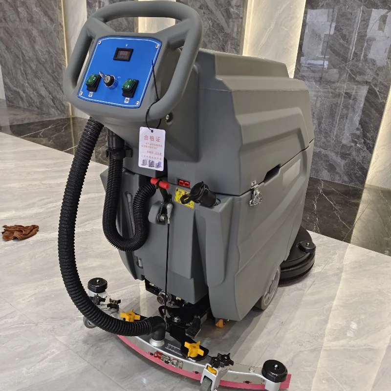 Electric Equipment Floor Scrubber Dryer Washing Commercial Cleaning Machine Industrial Scrubber Motor Plastic Provided G4 500W