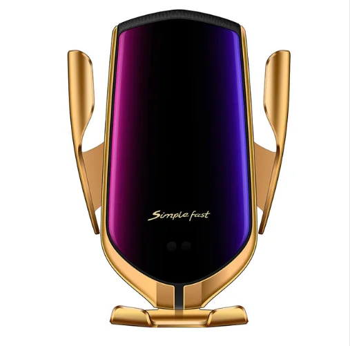 2020 Hot R1 Smart Sensor Automatic Clamping 10w 15w W Car Wireless Charger Qi Phone Holder Wireless Car Charger