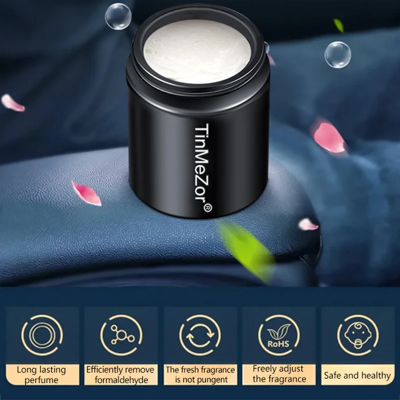 New Decoration Car Aromatherapy Car Fragrance Ornaments Home Air Freshener Perfume Lasting Cologne Light Fragrance Solid Balm