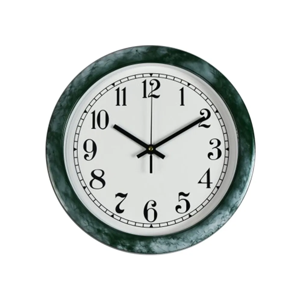 customization Arabic numbers brown color plastic wall clock