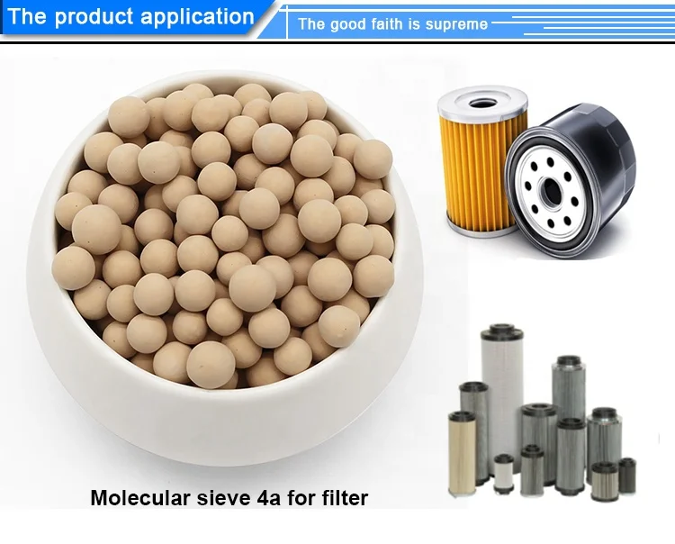 High density zeolite 4a molecular sieves desiccants for dehydration natural gas 4a molecular sieve adsorbent for air filter