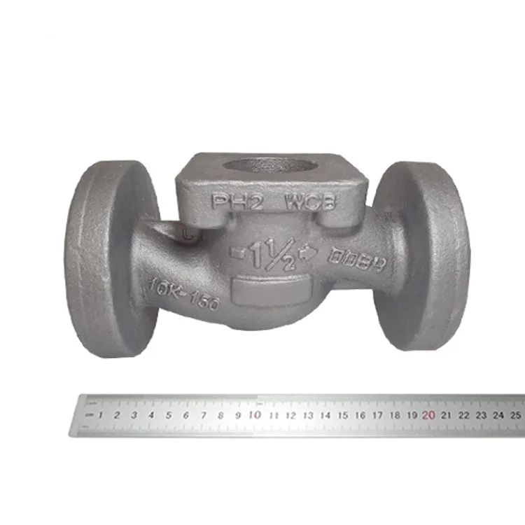 Densen customized China factory high quality water glass casting valve part oem steel cast