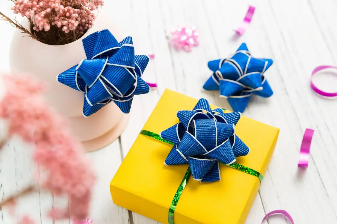 Christmas Decorations 2024 Colorful Plastic Ribbon Star Bow Make Gift Bows Ribbon Ribbon Bows For Packing