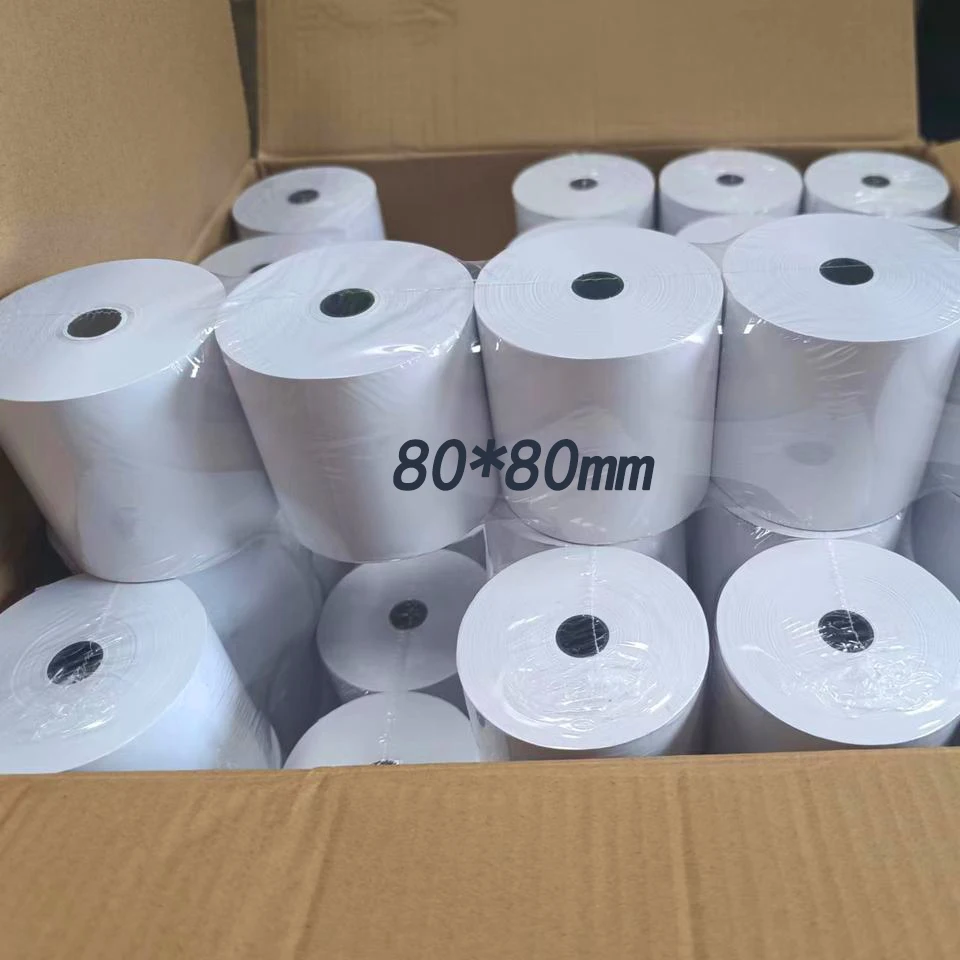 80*80mm thermal paper roll Factory supplier 80*80mm thermal paper roll