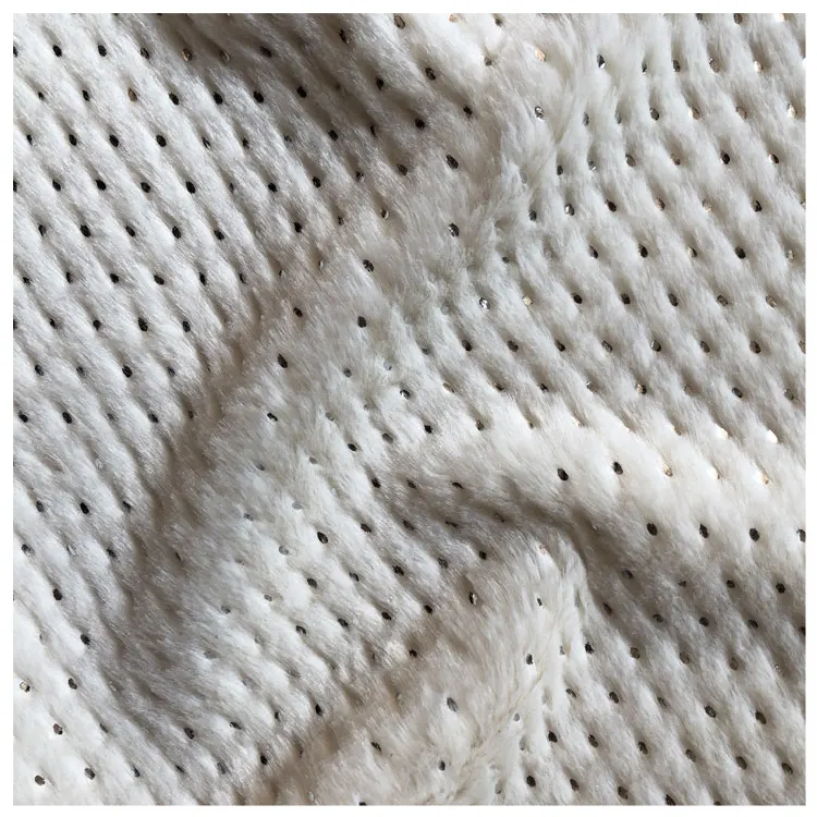  100% polyester faux fur fabric fake hair plush like rabbit