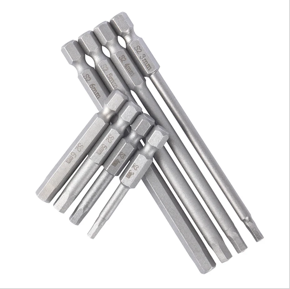Dropshipping Magnetic Electric Bit Inner Hexagonal Drill Wind Steel Magnetic Hexagon Bit Set