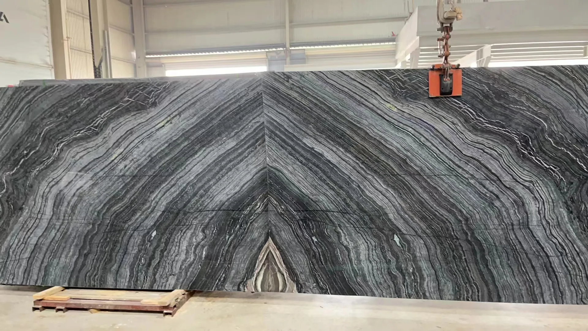 China Antique Wood Marble for Wall Tiles Black Wooden Forest Marble