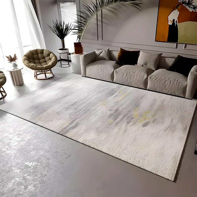 Modern Hand Knotted and Machine Made Wool Carpet for Living Room Wholesale Washable Reversible Non-Slip Stain Resistant