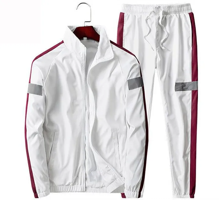 Custom Men Slim Fit Track Suits Tracksuit Sportswear gyms Sweatsuit set Track Suit   Wholesale Tracksuit