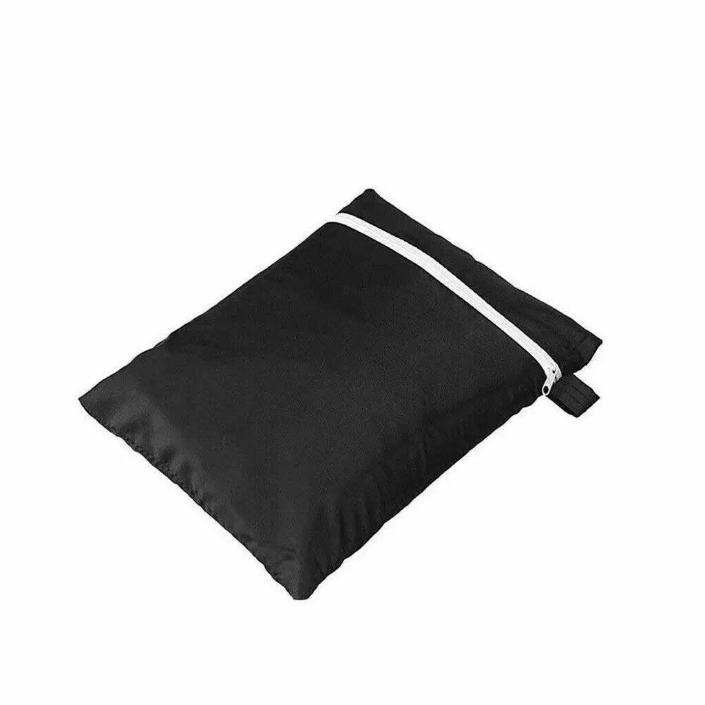 Universal Caravan Cover Protector Grey+Black Front Towing Shield Guard LED Light