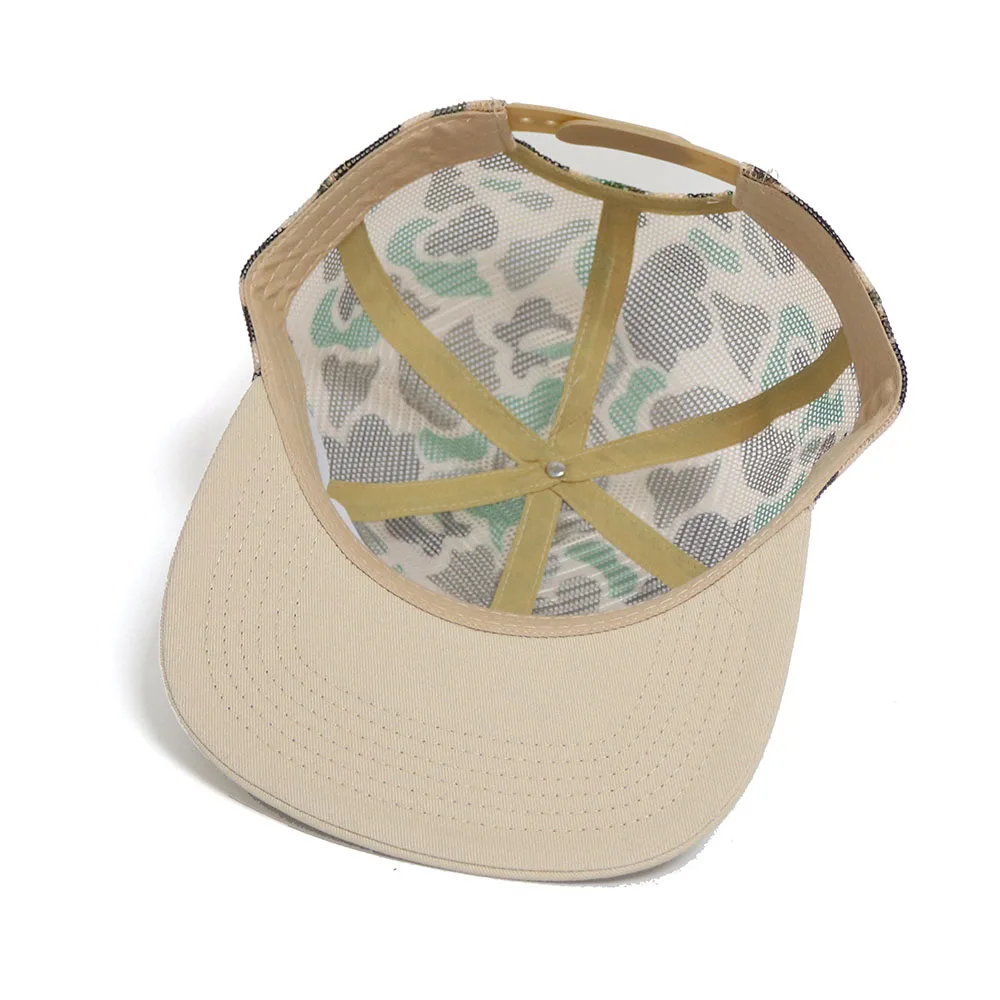 full-mesh ripstop custom embroidery printing unstructured old school outdoor hunting Unisex Camo Hunting unstructured camo cap