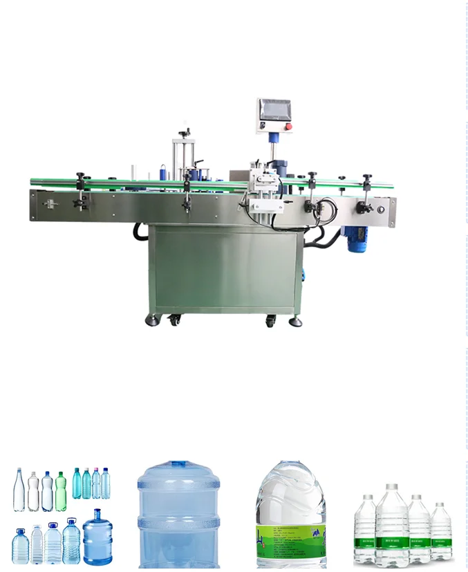 Hot selling adhesive labeling machines 5 gallon round bottle automatic stick labeler with low price