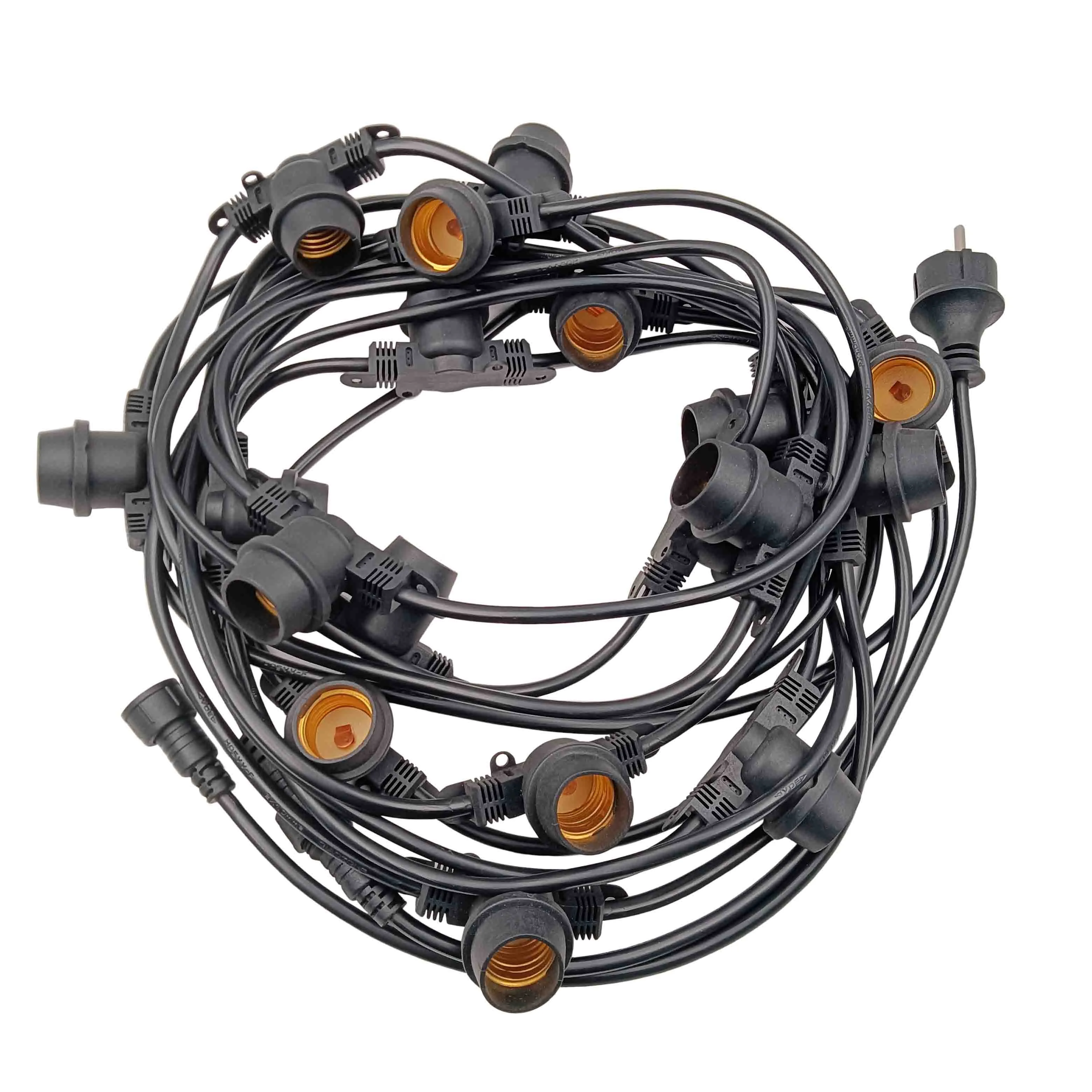 LED String Light Outdoor IP44 Power Cord for Holiday Decoration