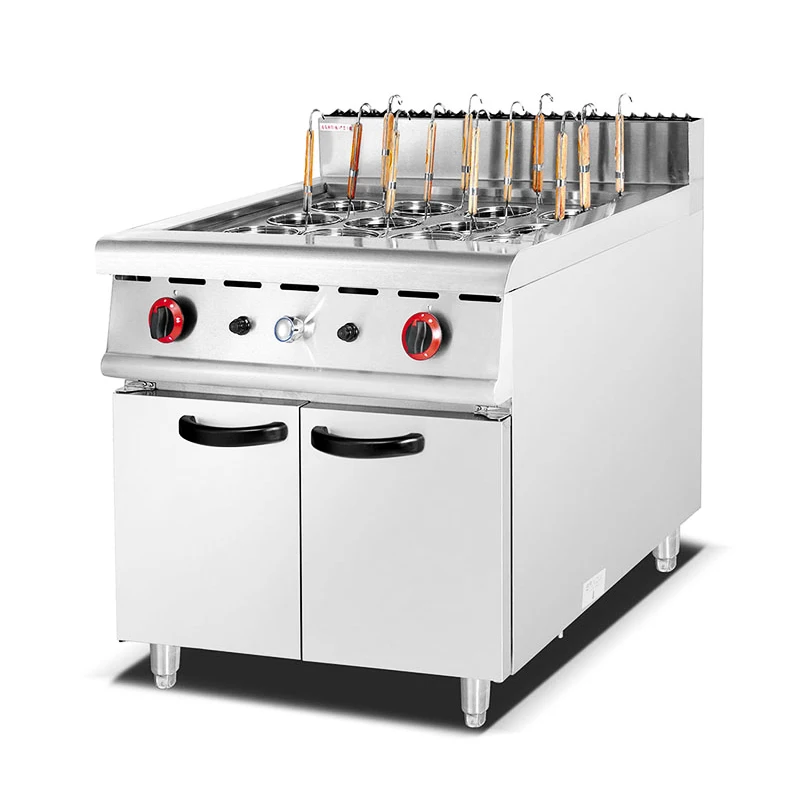 Commercial Stainless Steel Gas/Electric Noodle Cooker, Pasta Cooker With Cabinet