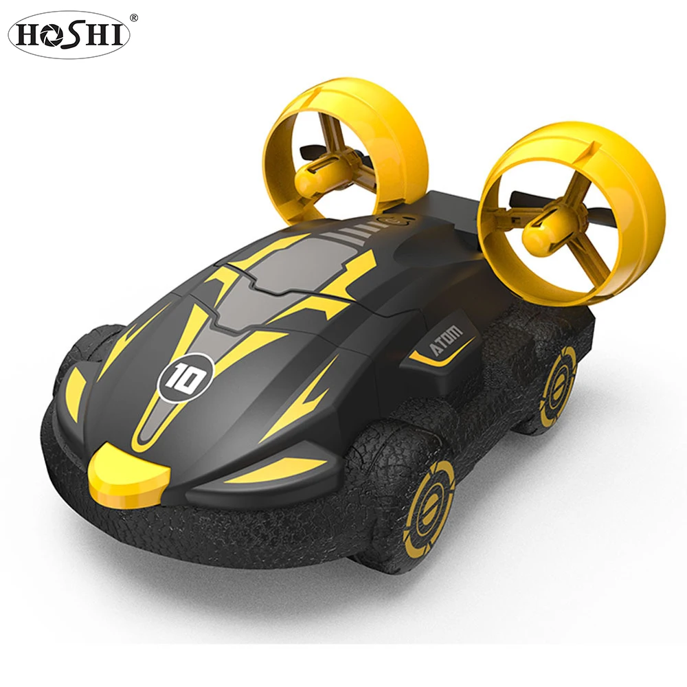 HOSHI C1 2.4G Water & Land 2 IN 1 Amphibious Drift Car Remote Control Hovercraft High Speed Boat RC Stunt Car