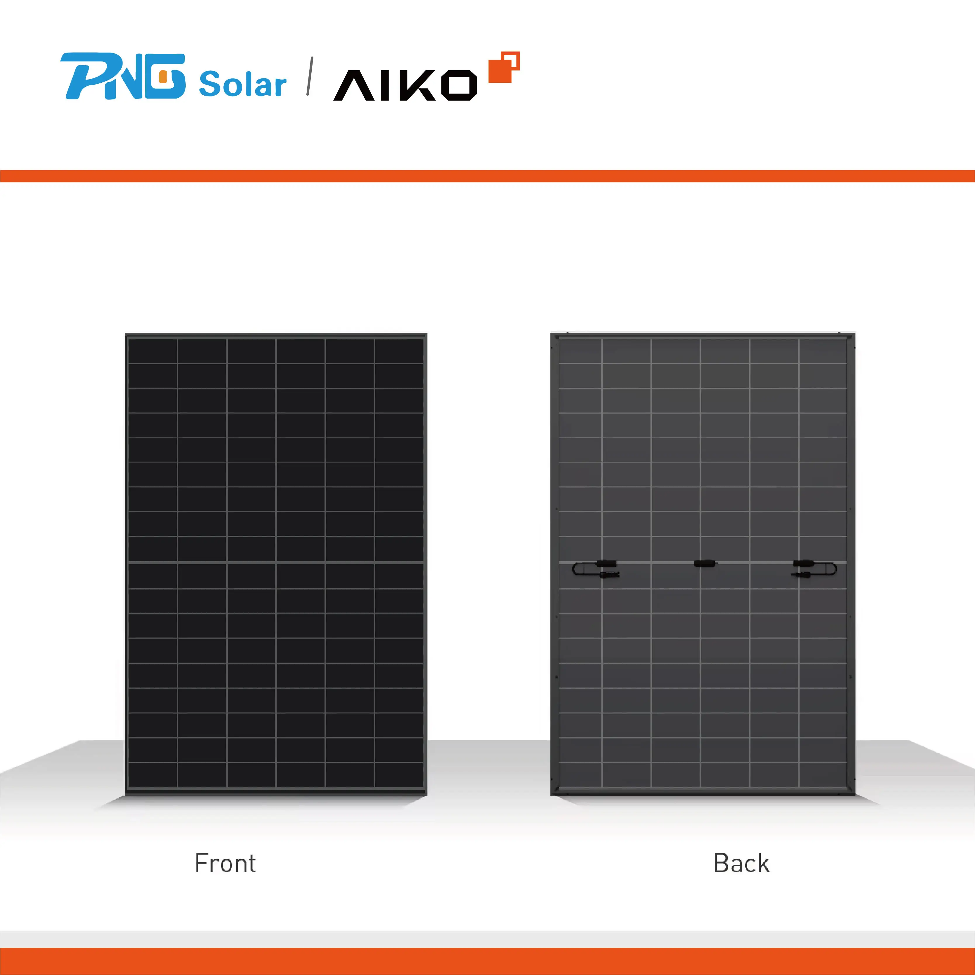 Aiko Solar Neostar 2S + двойной стеклянный модуль 440 Вт 445 450 455 460 N Тип ABC полностью черные солнечные панели