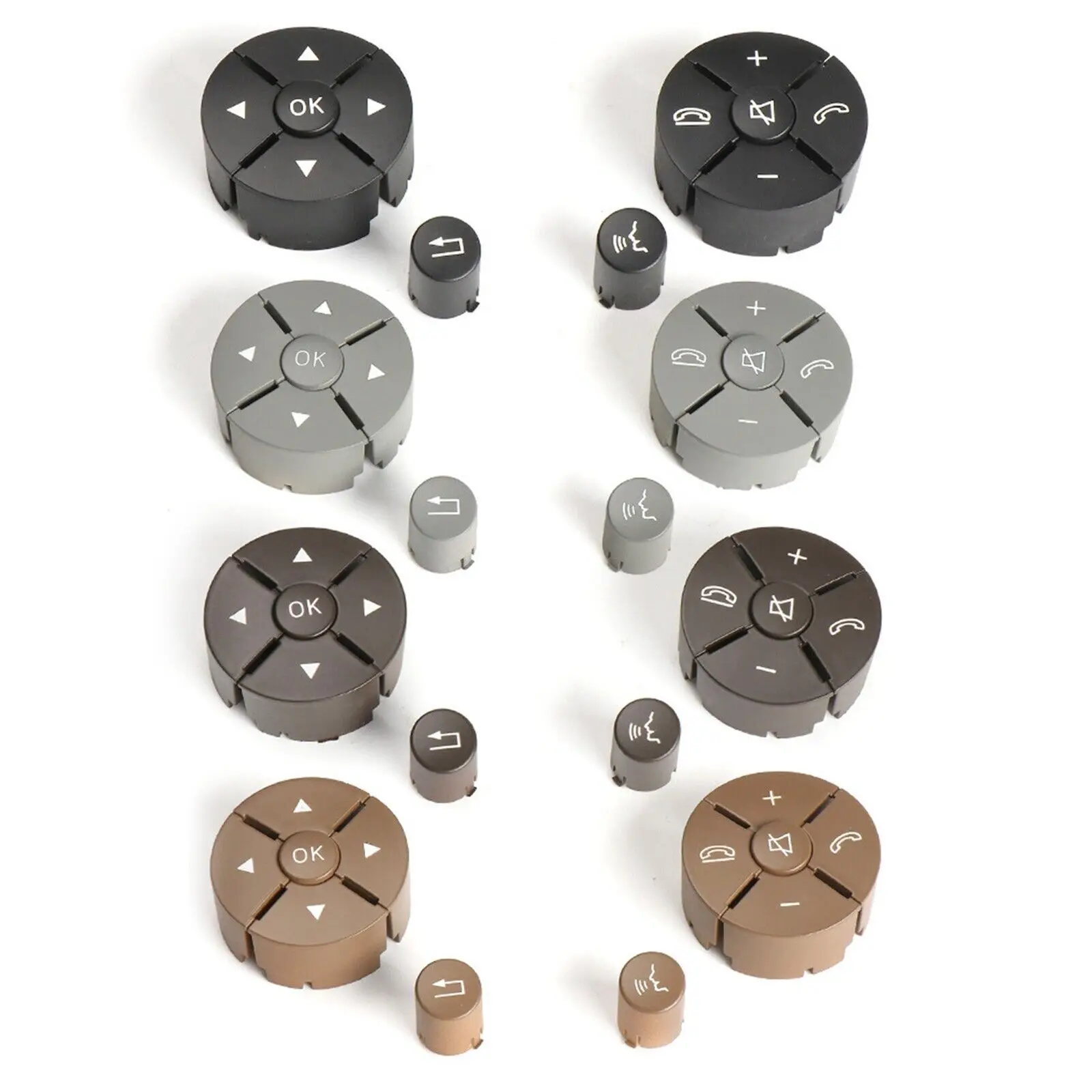 Multi-function Steering Wheel Push Switch Buttons Cover For Mercedes Benz ML GL-Class W164 R-Class W251 1648700558