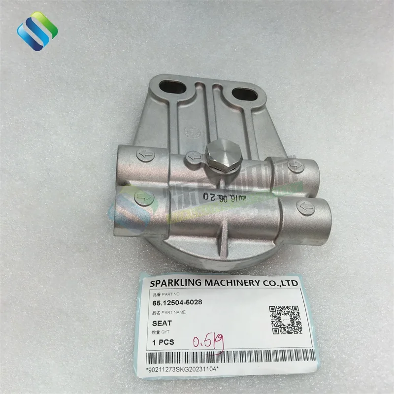 Запчасти для DX140LC-3 экскаватора SKGM 65 12504-5028 DL200 головка топливного фильтра