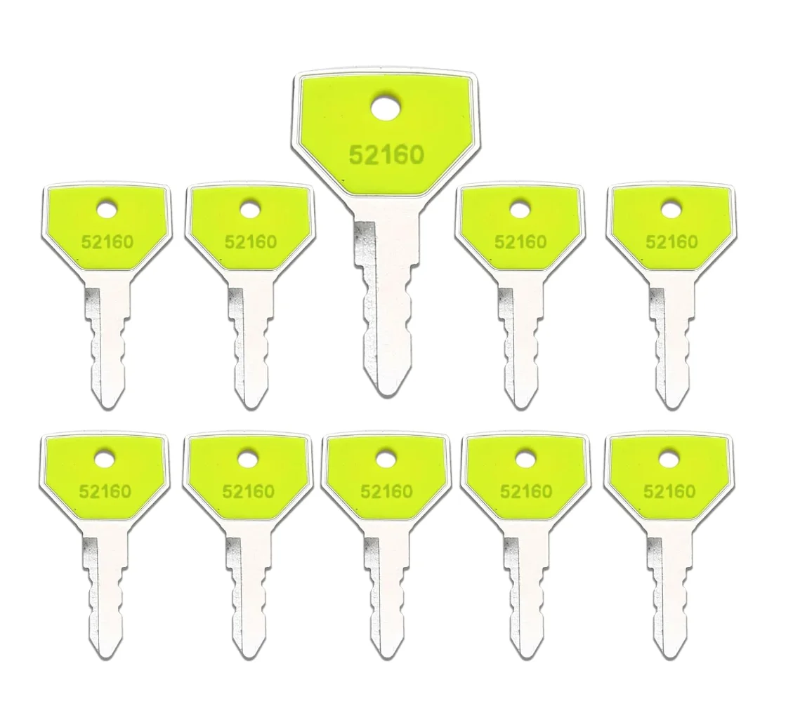 52160 Heavy Equipment Key For Yanmar John Deere Tractor Excavator Grader Dozer Ignition Switch Key