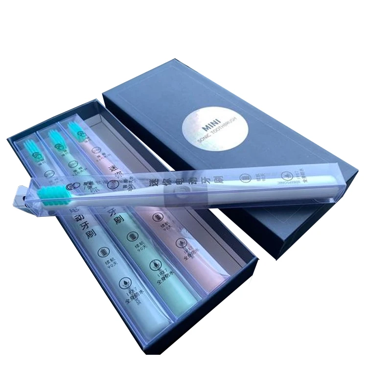 Customized Printed Rectangle Electric Toothbrush Packaging Box Toothbrush  Gift Paper Box