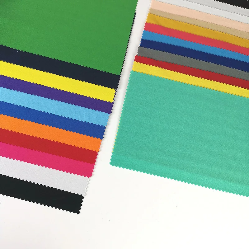 Algeria 75D interlock pd fabric 100% polyester no spandex tela plain dyed solid CHEAP