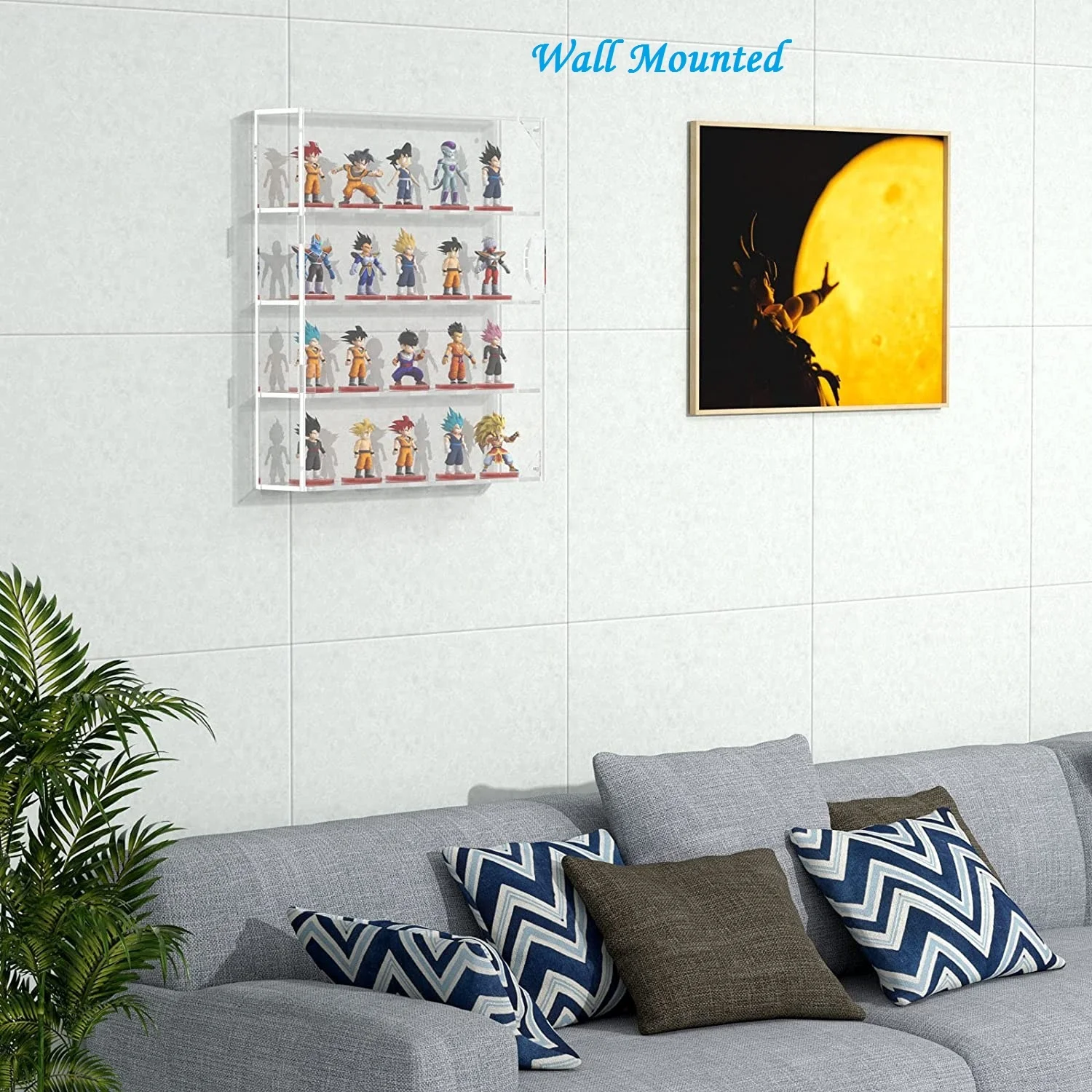 Clear Wall Mounted or Desktop Acrylic Storage Box Display Case For Mini Toys Funko Pop Collections