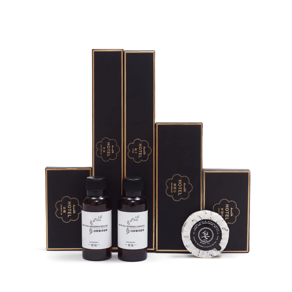 Hotel Amenities Oem Factory Price One-stop Customized Logo Five Star Hotel Bathroom Cheap Hotel Aminities