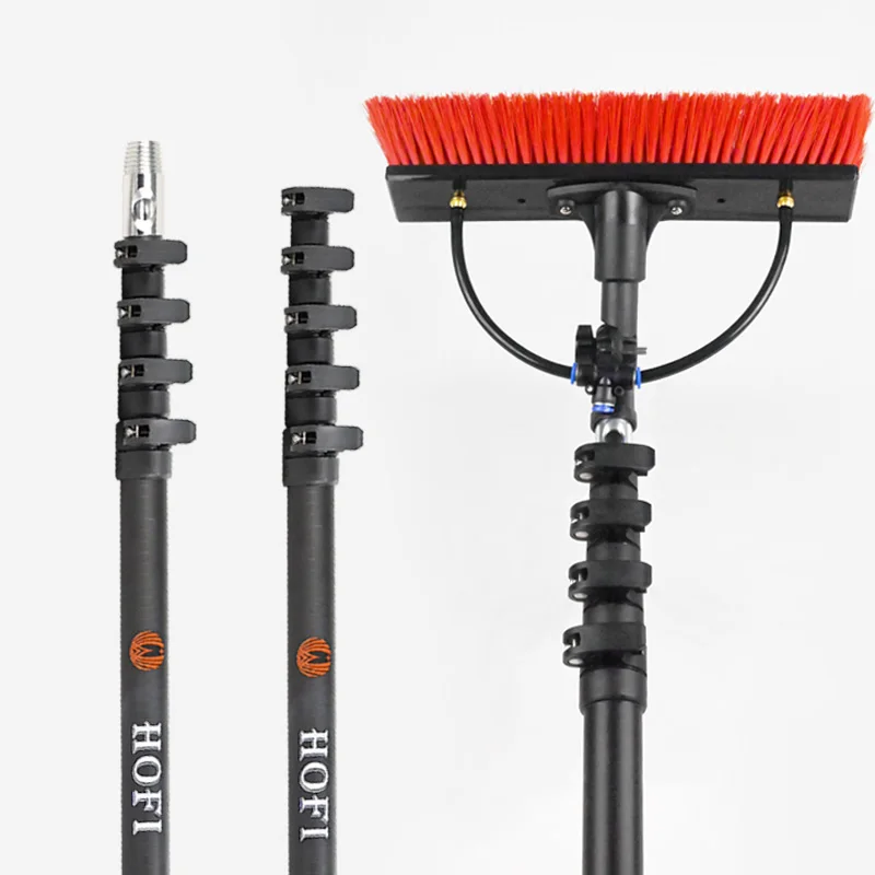 HOFI telescoping pole manufacturer water fed pole window cleaning high window cleaning pole