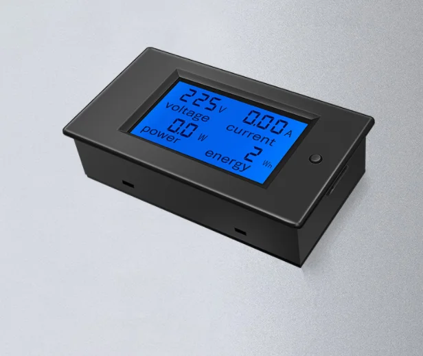 Peacefair AC Single Phase Digital Wattmeter Power Energy Kwh Meter Ammeter 220V 100A Homekit PZEM-061 with Coil