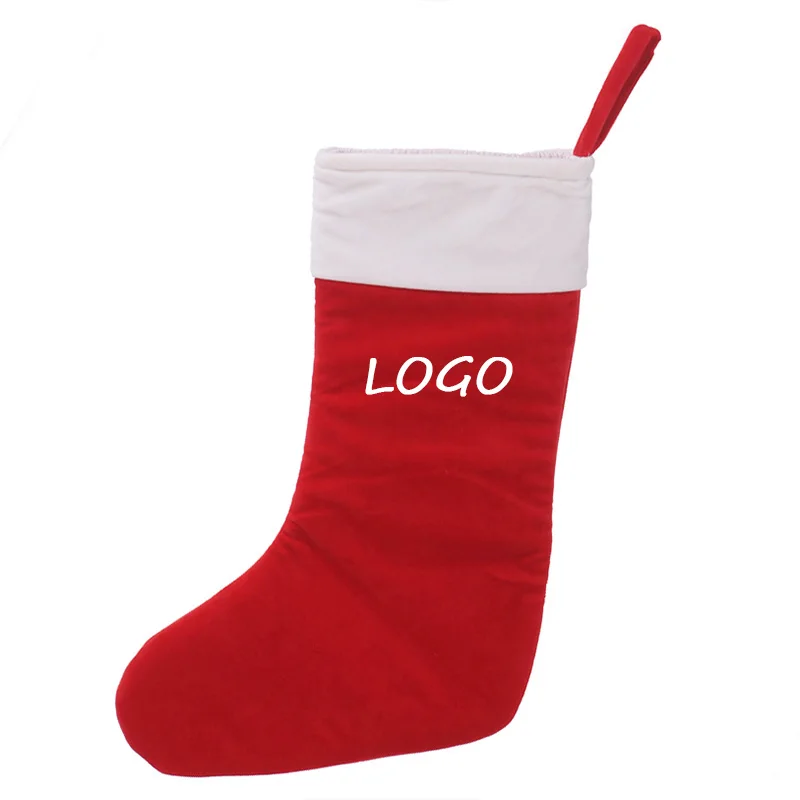 New Arrival Personalized Custom Plain Christmas Stocking