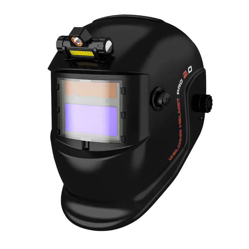 TRQ Welding helmets can be customized LED headlights