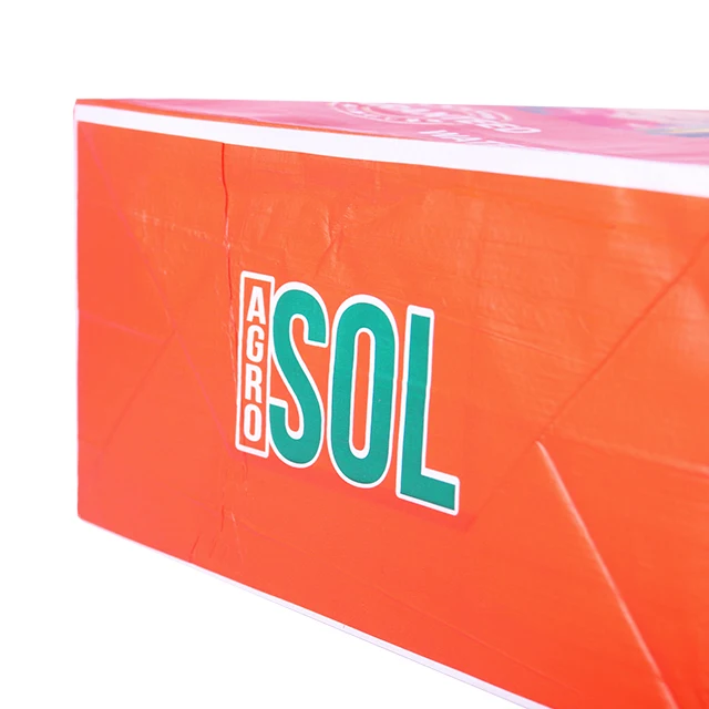 empty 25kg pp woven bopp film laminated printed woven bags for fertilizer