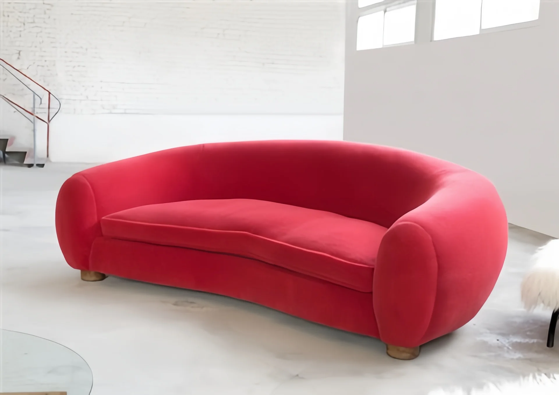 Modern Design Living Room sofa set Modern Low Arm Polaire Sofa Polar Bear Sofa