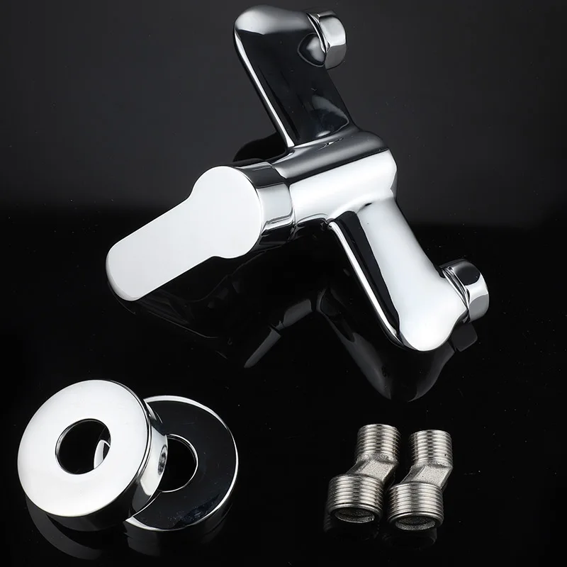 TIEMA High Quality 35mm Ceramic Chrome Contemporary Brass Bath & Shower Head With Faucets