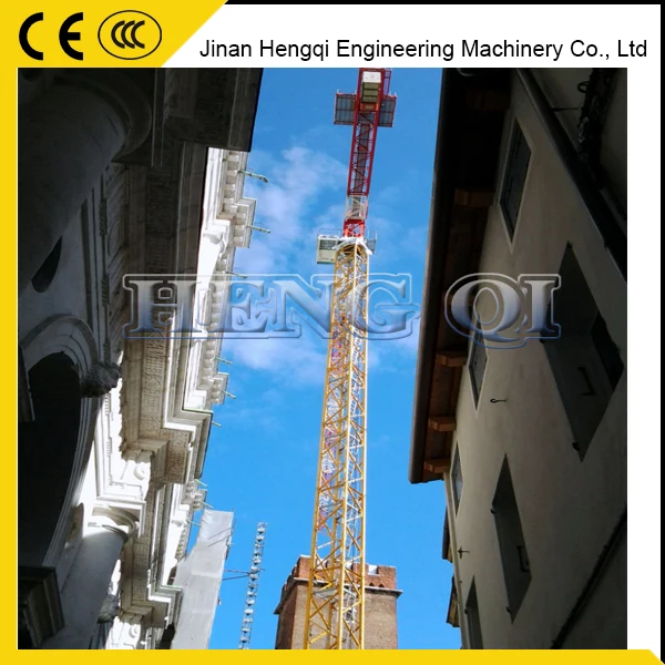 Chinese tower crane manufacturer Hengqi sells 5t tower crane at low price