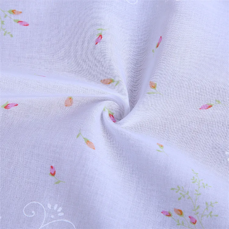 
Fashionable 100% cotton lady handkerchief woven printing square handkerchief 