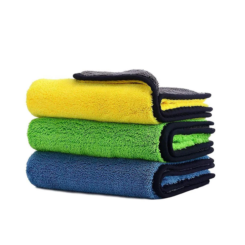 Wholesale Super Water Absorbent car cleaning products 40*60cm 800gsm Microfiber Car Detailing Polishing kit Towel Wax Cloth