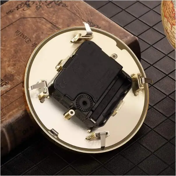 Moon Phase Clock / Lunar Clock / Moon Clock Dia.90mm (3 1/2 inches) with aluminum bezel and acrylic lens Model ASHMNFT-CR